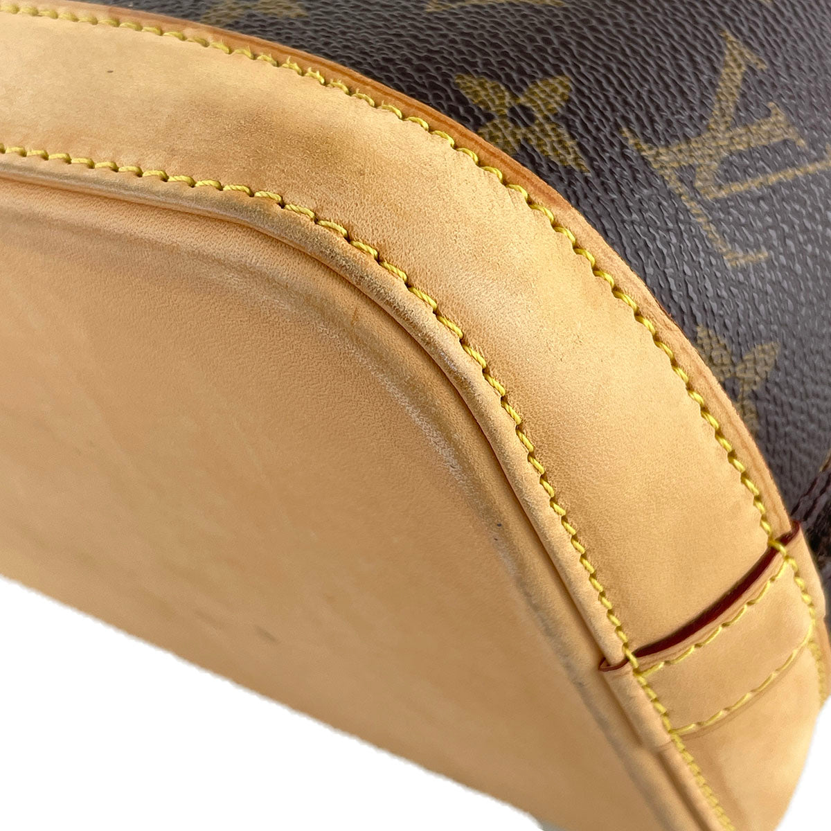 Louis Vuitton Monogram Alma Coated Canvas Fabric Brown Handbag 4913