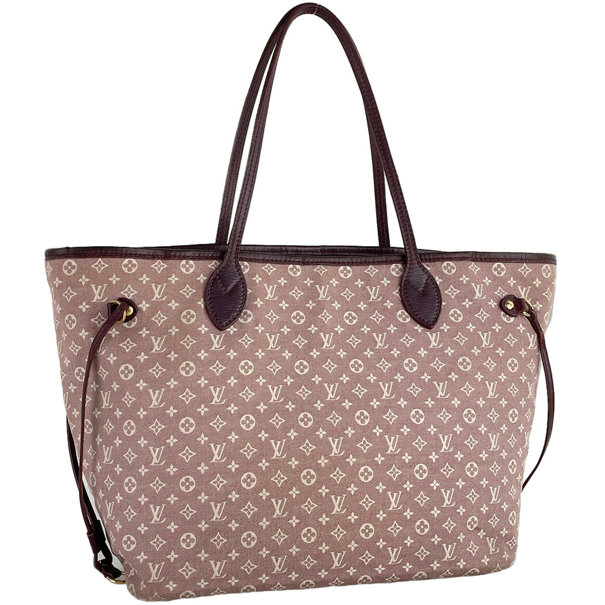 Louis Vuitton Monogram Idylle Neverfull MM Cotton Fabric Brown Tote bag 4895