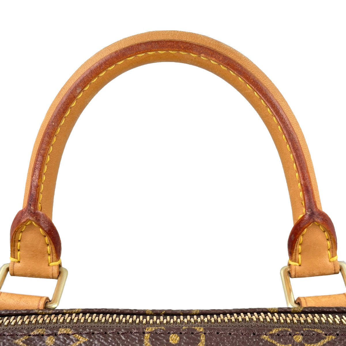 Louis Vuitton Monogram Speedy 35 Coated Canvas Fabric Brown Handbag 4849