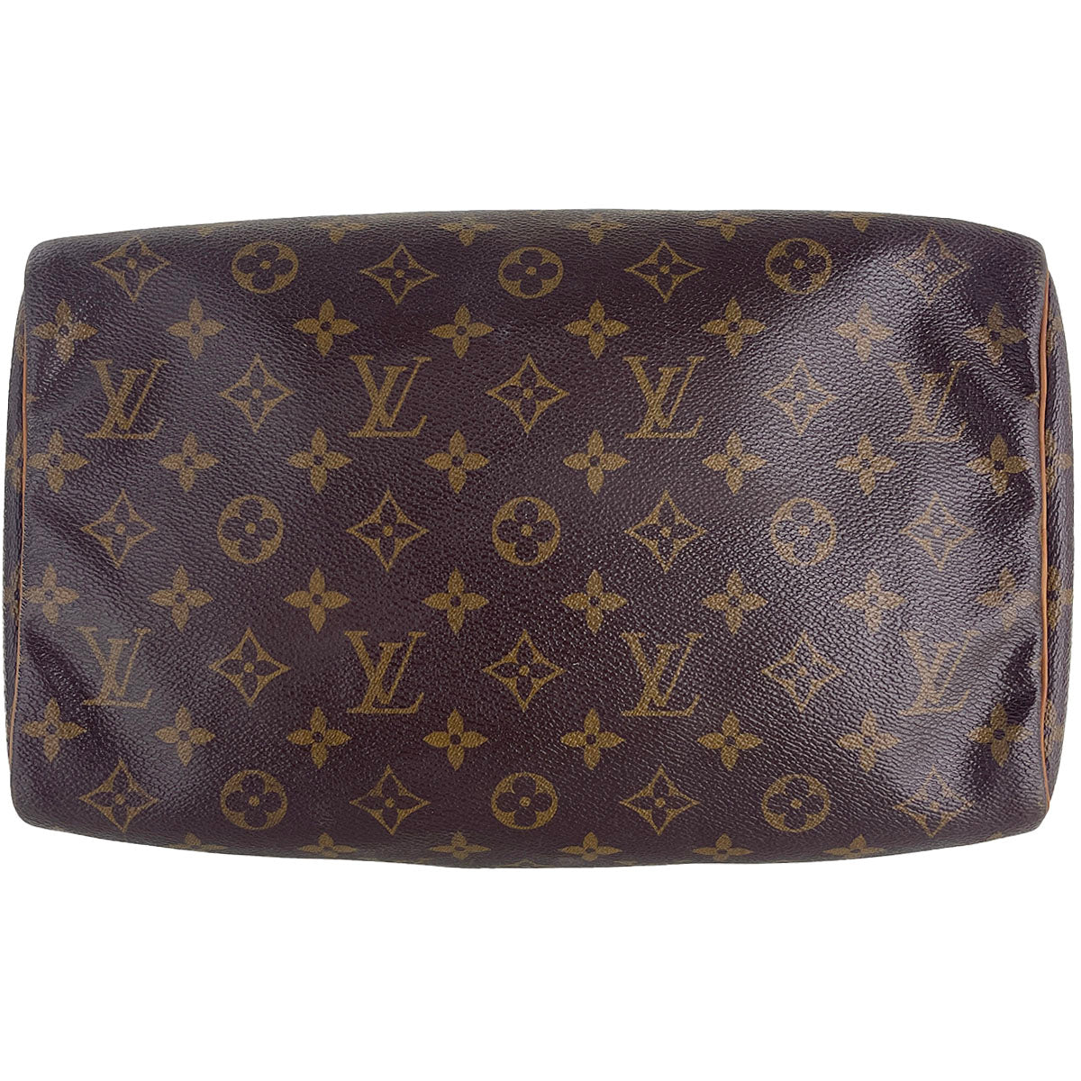 Louis Vuitton Monogram Speedy 30 Coated Canvas Fabric Brown Handbag 4909