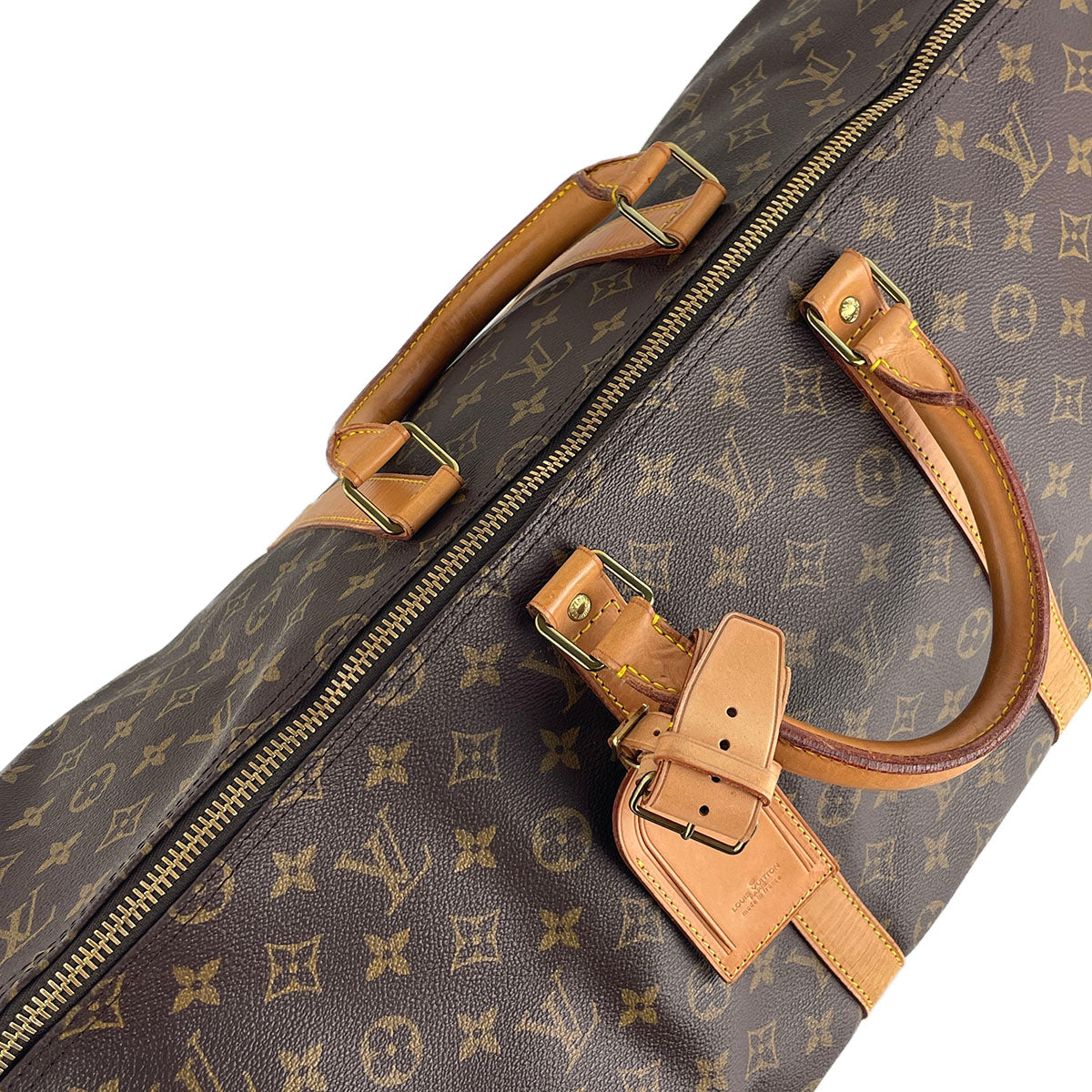 Louis Vuitton Monogram Keepall Bandouliere 55 Coated Canvas  Boston Bag 4880