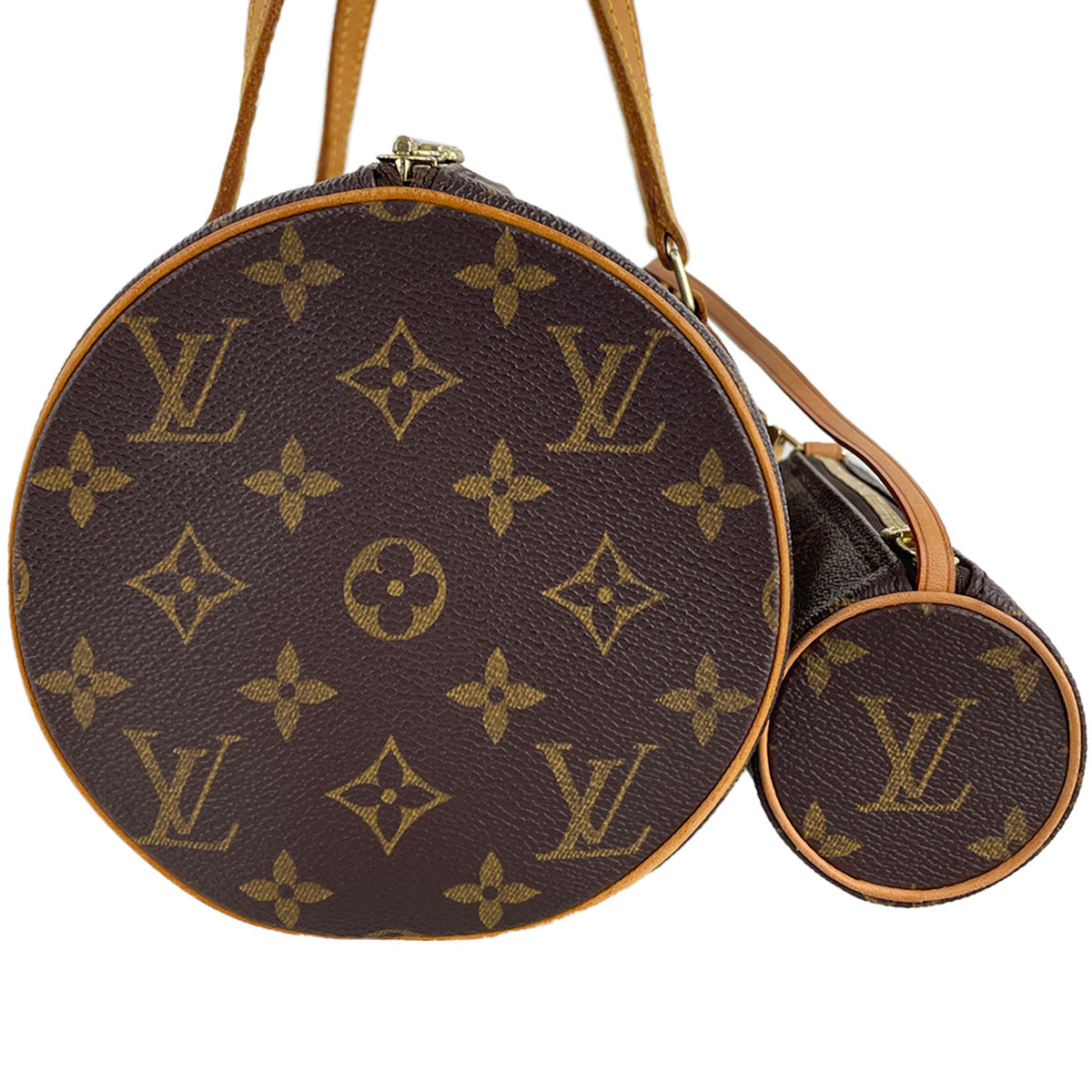 Louis Vuitton Monogram Papillon 30 Coated Canvas Brown Handbag 4936