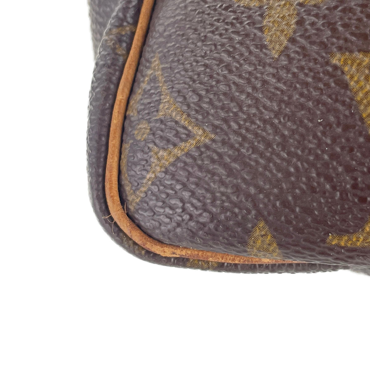 Louis Vuitton Monogram Speedy 30 Coated Canvas Fabric Brown Handbag 4909