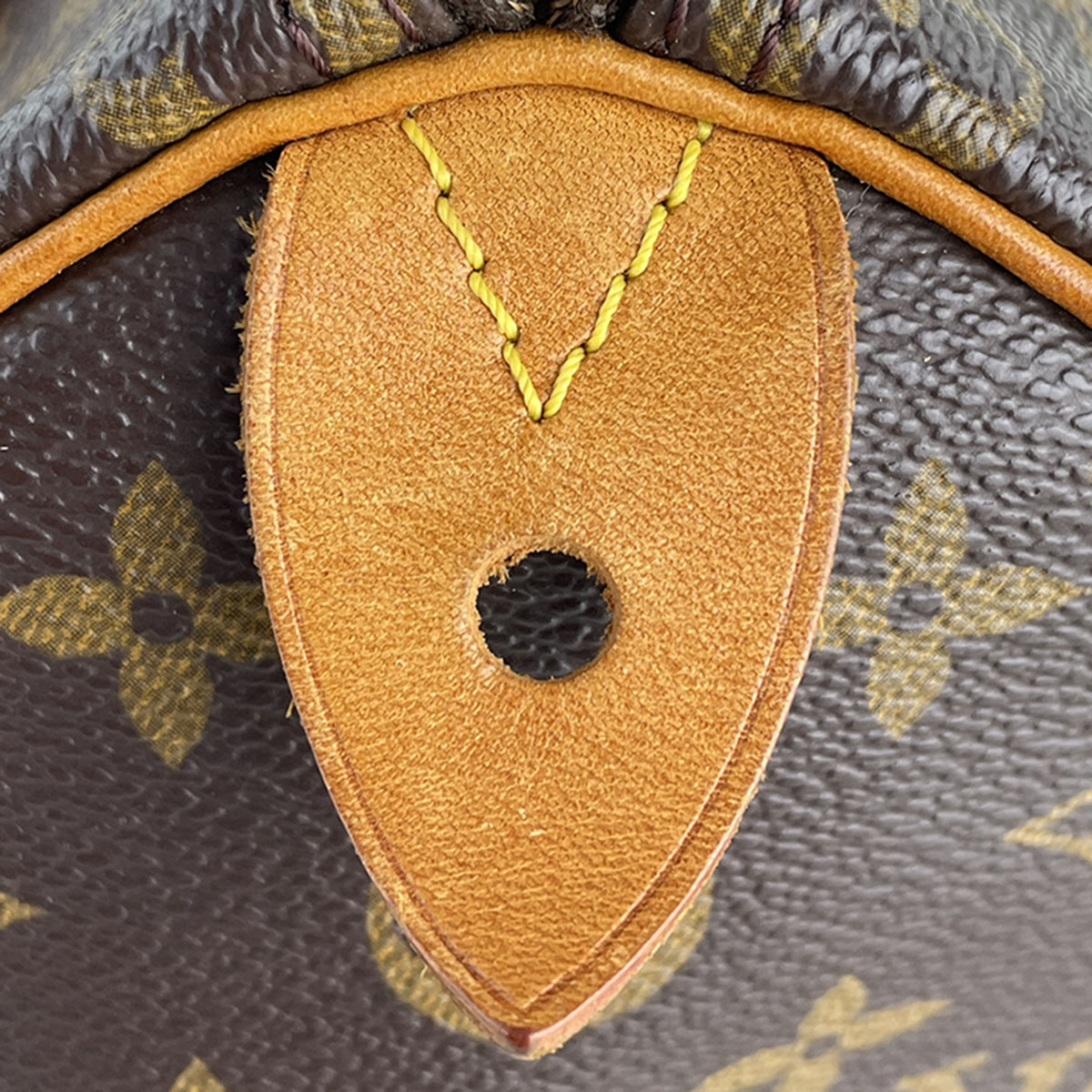 Louis Vuitton Monogram Speedy 25 Coated Canvas Fabric Brown Handbag 4925