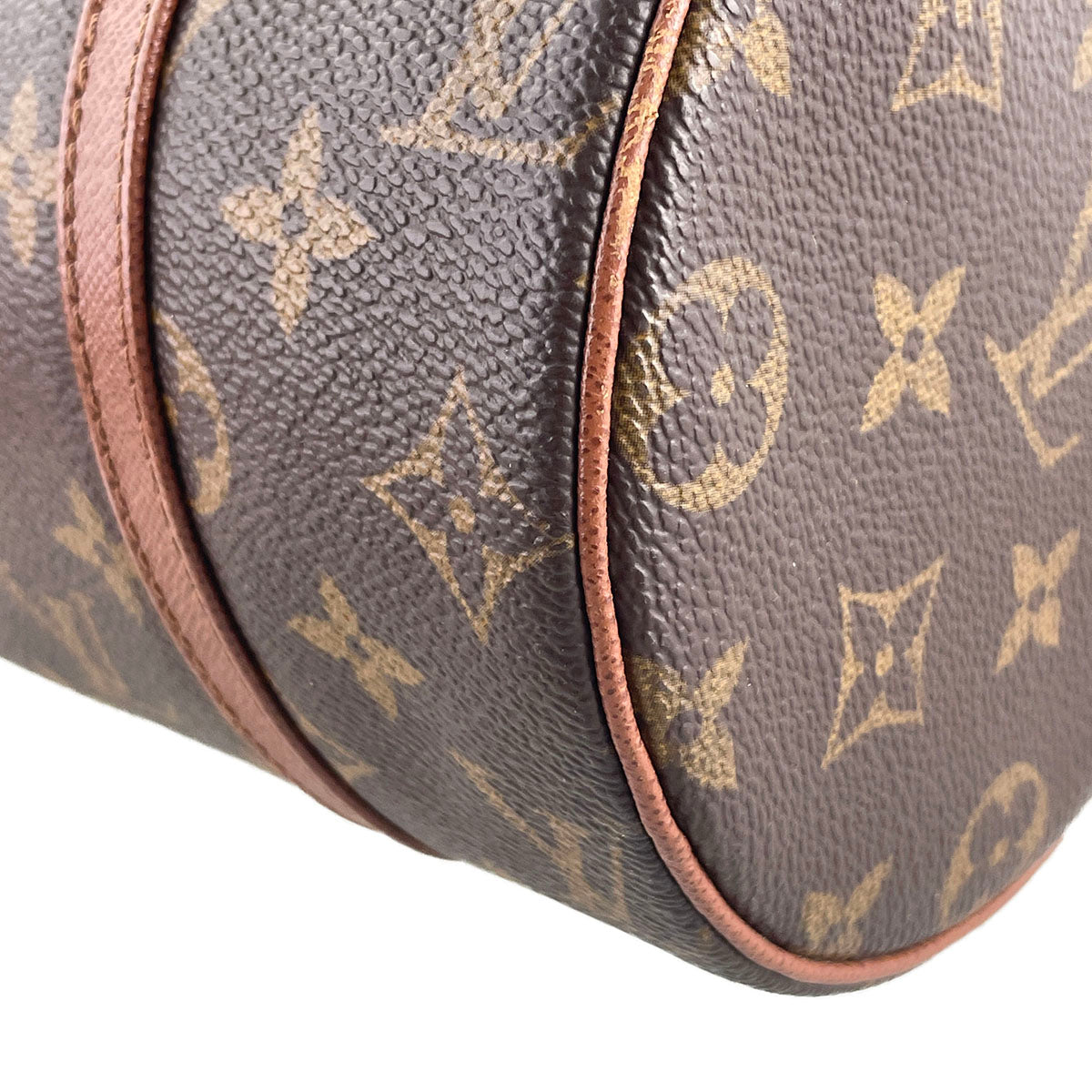 Louis Vuitton Monogram Papillon 26 Coated Canvas Leather Brown Handbag 4858