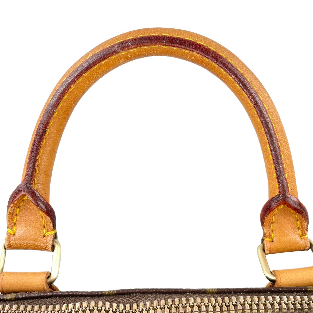 Louis Vuitton Monogram Speedy 40 Coated Canvas Fabric Brown Handbag 4850