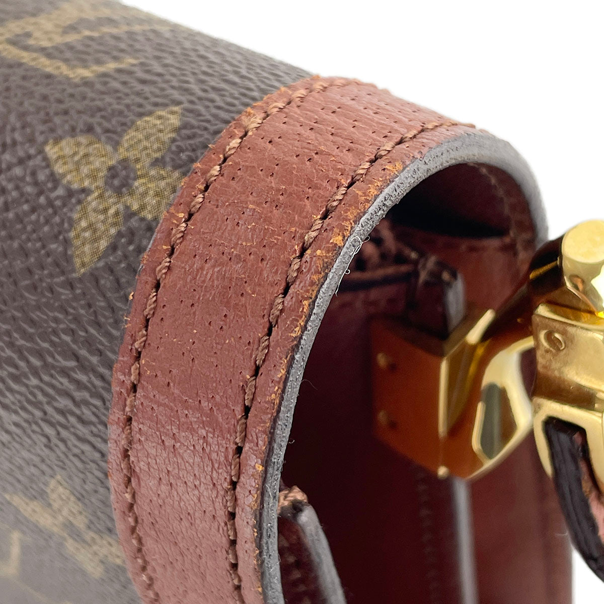 Louis Vuitton Monogram Sac Dauphine Coated Canvas Brown Shoulder bag 4908