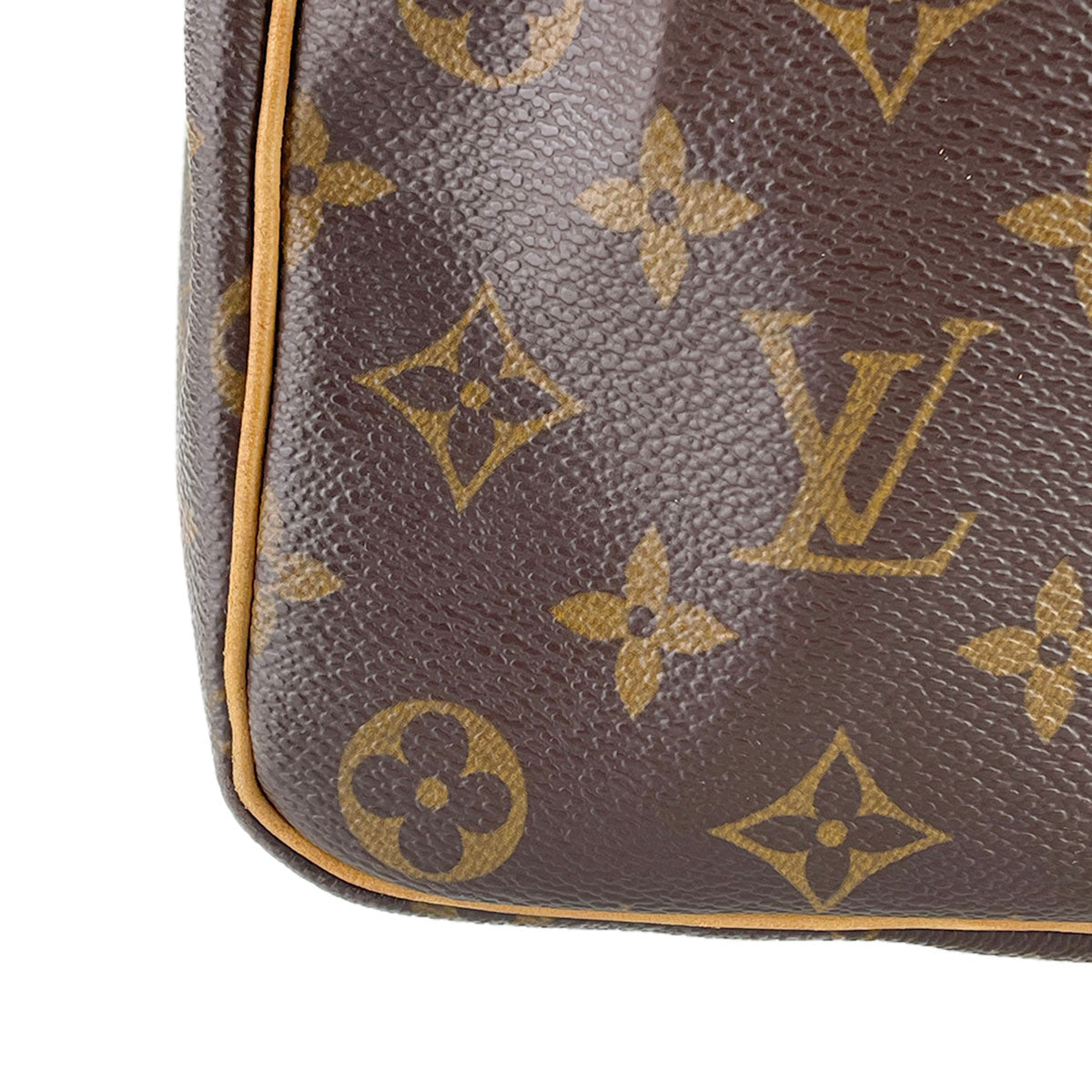 Louis Vuitton Monogram Keepall 45 Coated Canvas Fabric Brown Boston Bag 4879