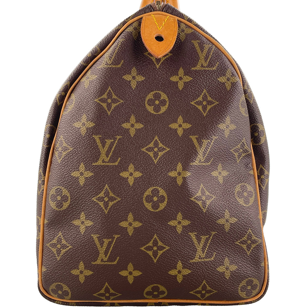 Louis Vuitton Monogram Speedy 40 Coated Canvas Fabric Brown Handbag 4850