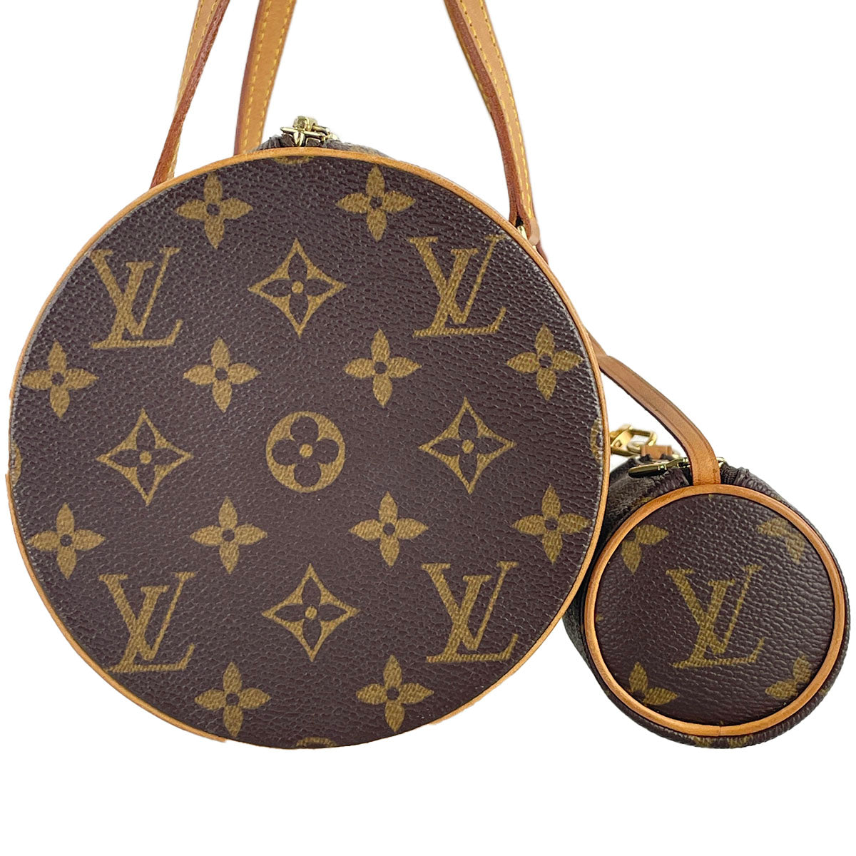 Louis Vuitton Monogram Papillon 30 Coated Canvas Brown Handbag 4841