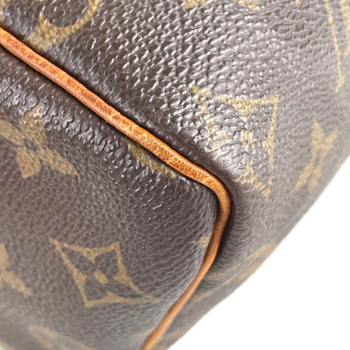 Louis Vuitton Monogram Speedy 25 Coated Canvas Fabric Brown Handbag 4899