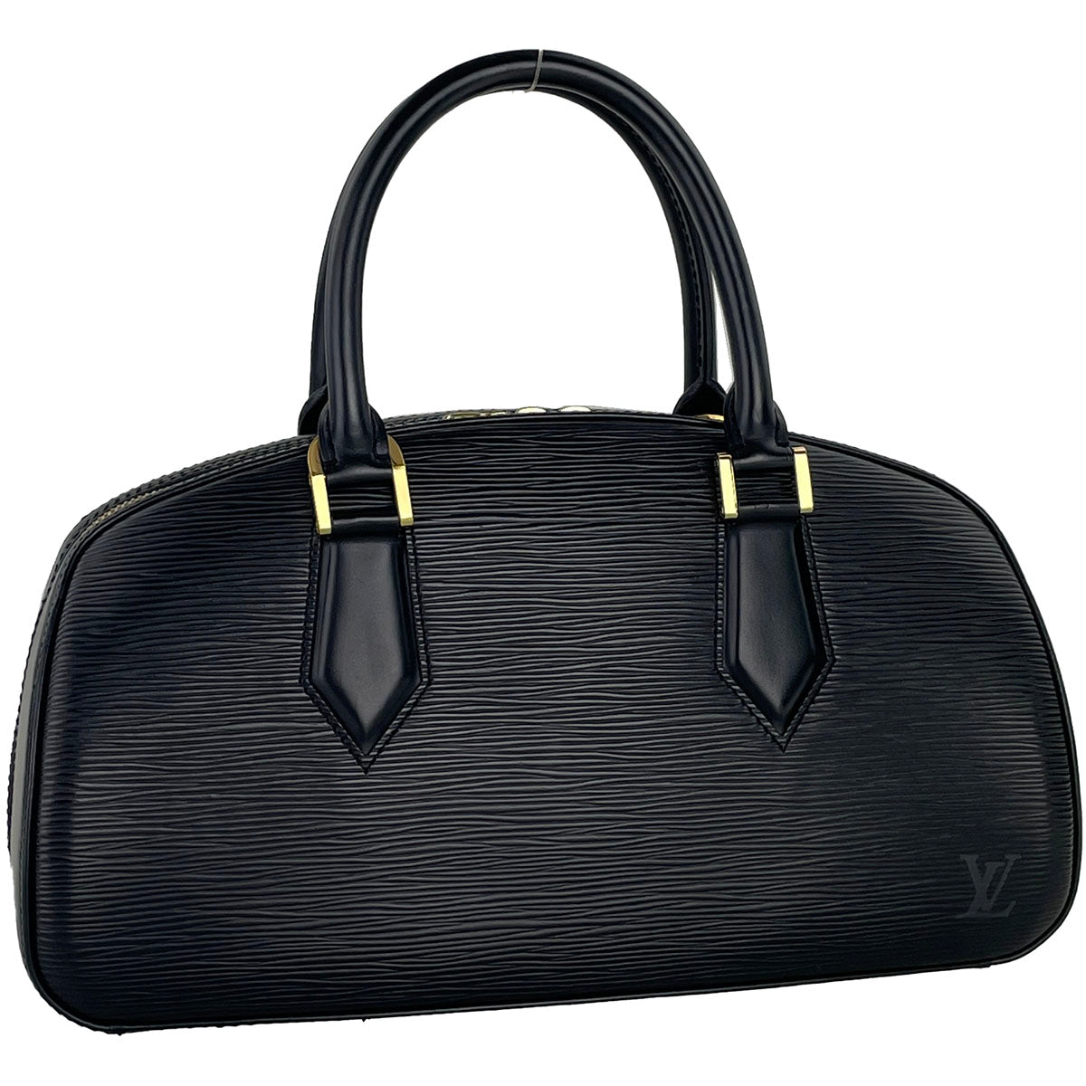 Louis Vuitton Epi Jasmine Leather Suede Black Handbag 4929