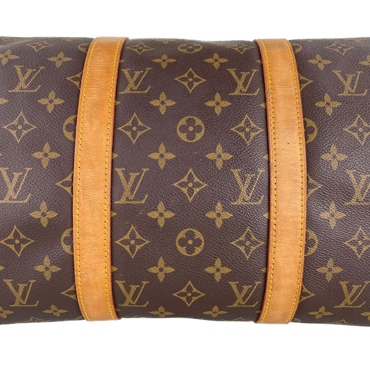 Louis Vuitton Monogram Keepall Bandouliere 50 Coated Canvas Boston Bag 4869
