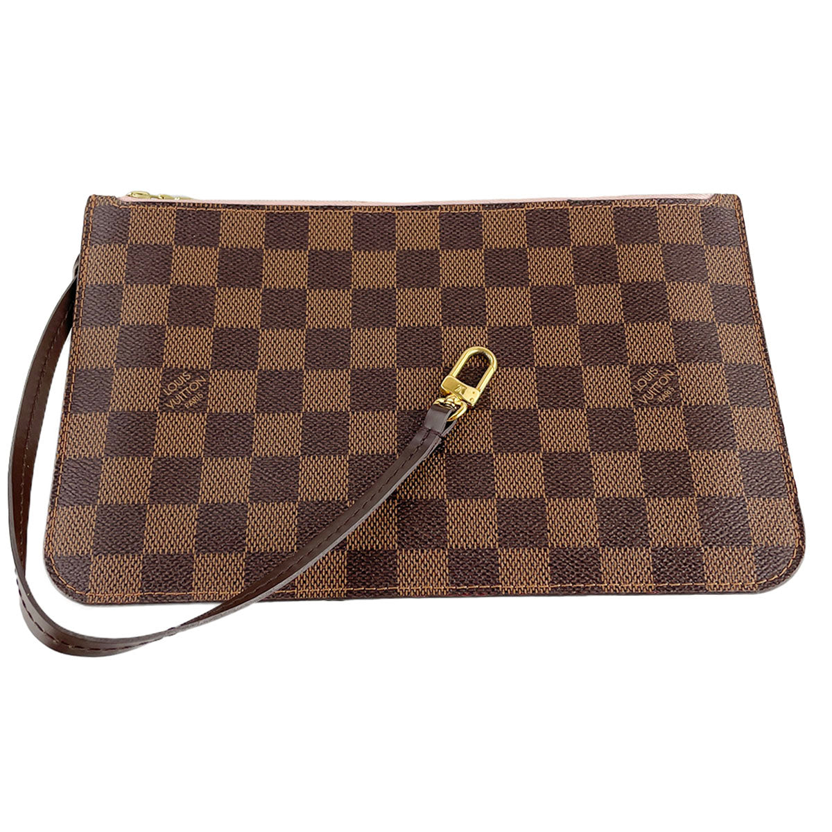 Louis Vuitton Damier Neverfull MM Coated Canvas Fabric Brown Tote bag 4826
