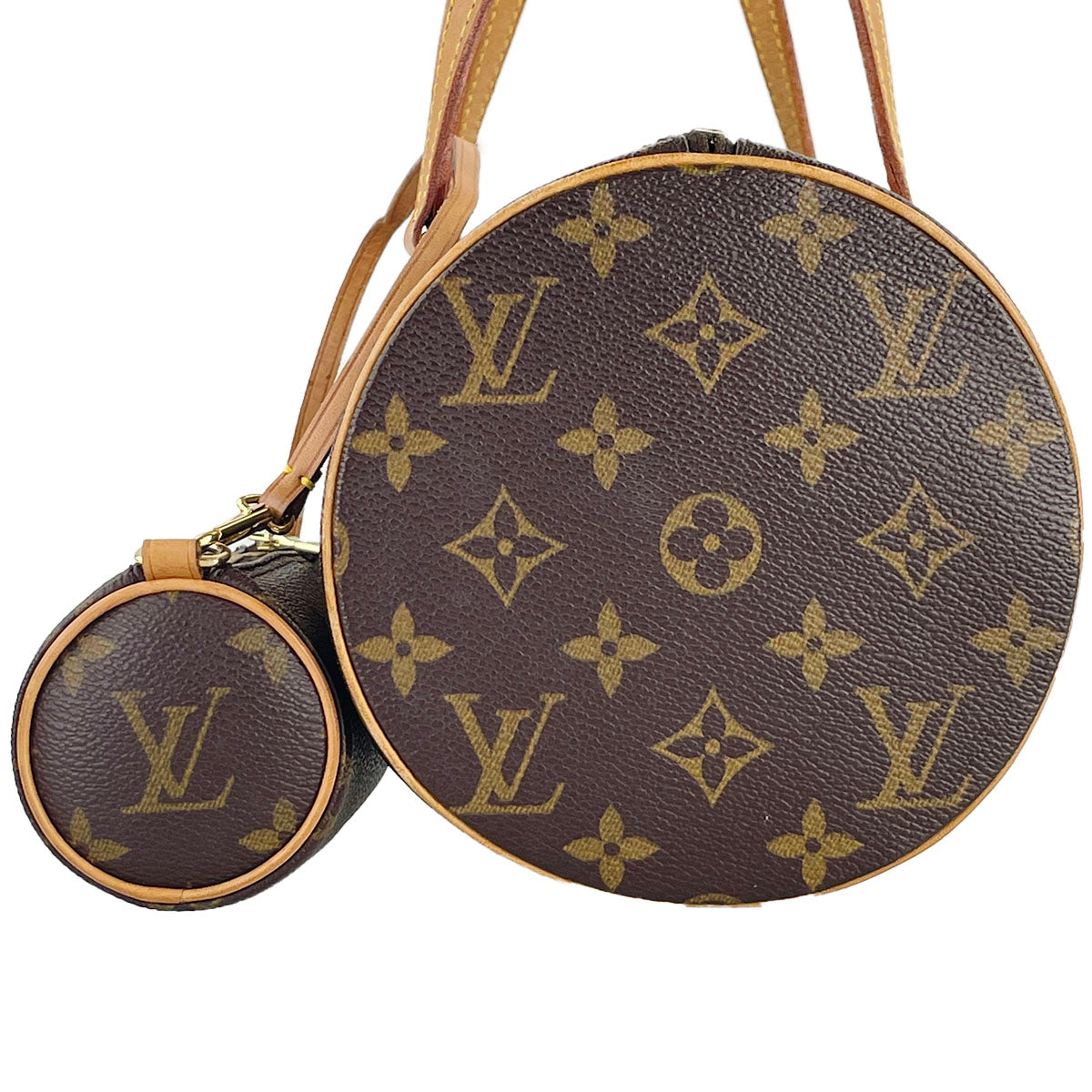 Louis Vuitton Monogram Papillon 30 Coated Canvas Brown Handbag 4841