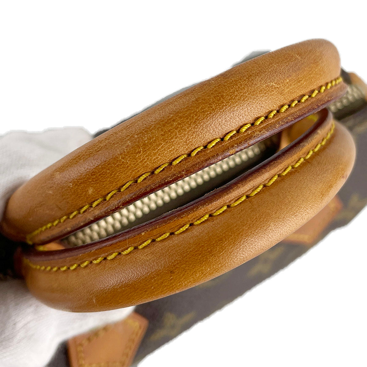 Louis Vuitton Monogram Mini speedy Coated Canvas Fabric Brown 2way Handbag 4916