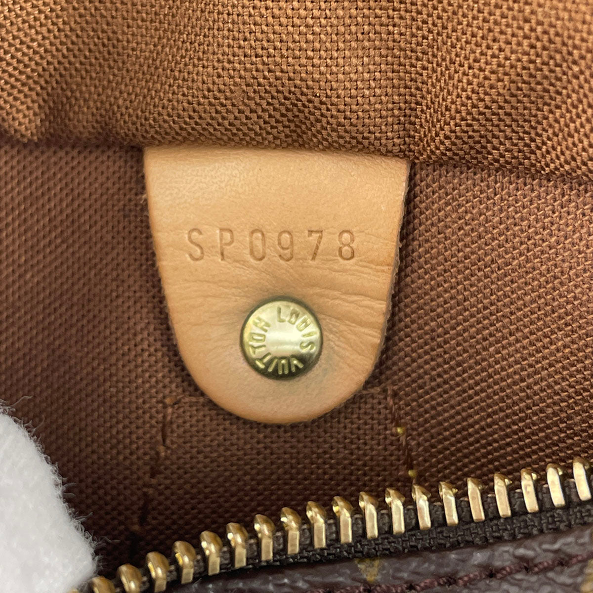 Louis Vuitton Monogram Speedy 25 Coated Canvas Fabric Brown Handbag 4928