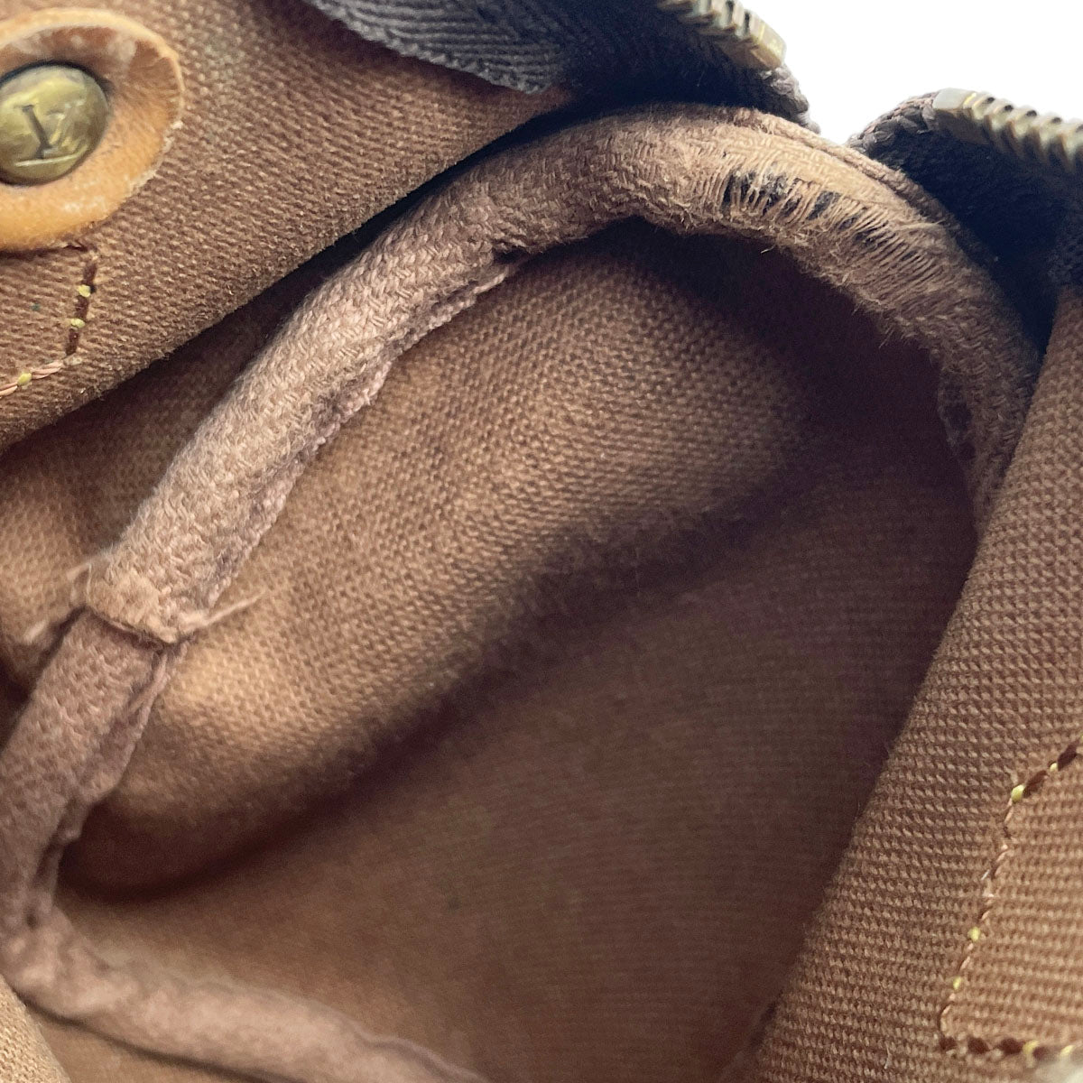 Louis Vuitton Monogram Mini speedy 2way Coated Canvas Fabric Brown Handbag 4901