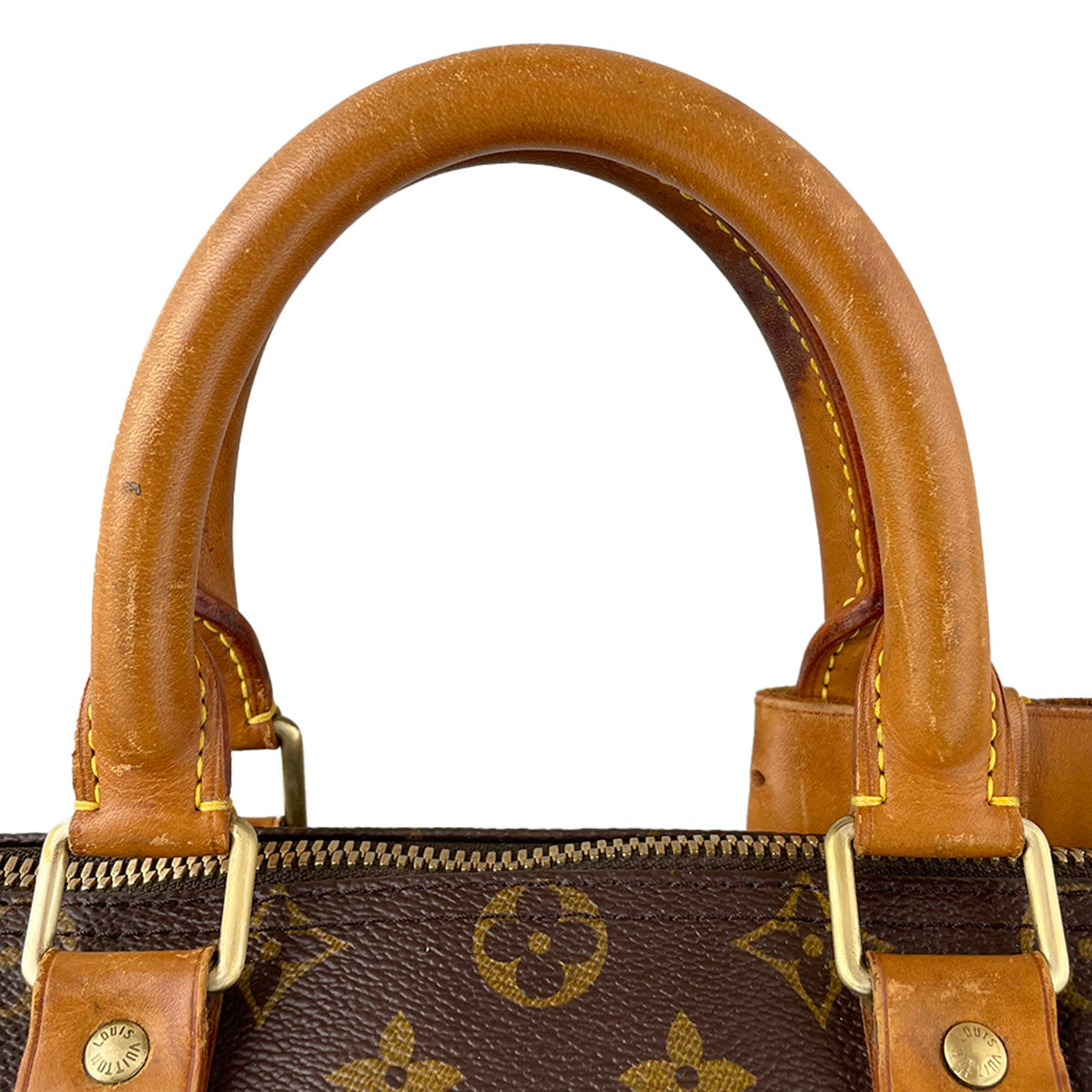 Louis Vuitton Monogram Keepall 45 Coated Canvas Fabric Brown Boston Bag 4824