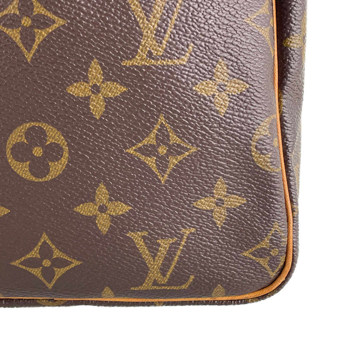 Louis Vuitton Monogram Speedy 30 Coated Canvas Fabric Brown Handbag 4865