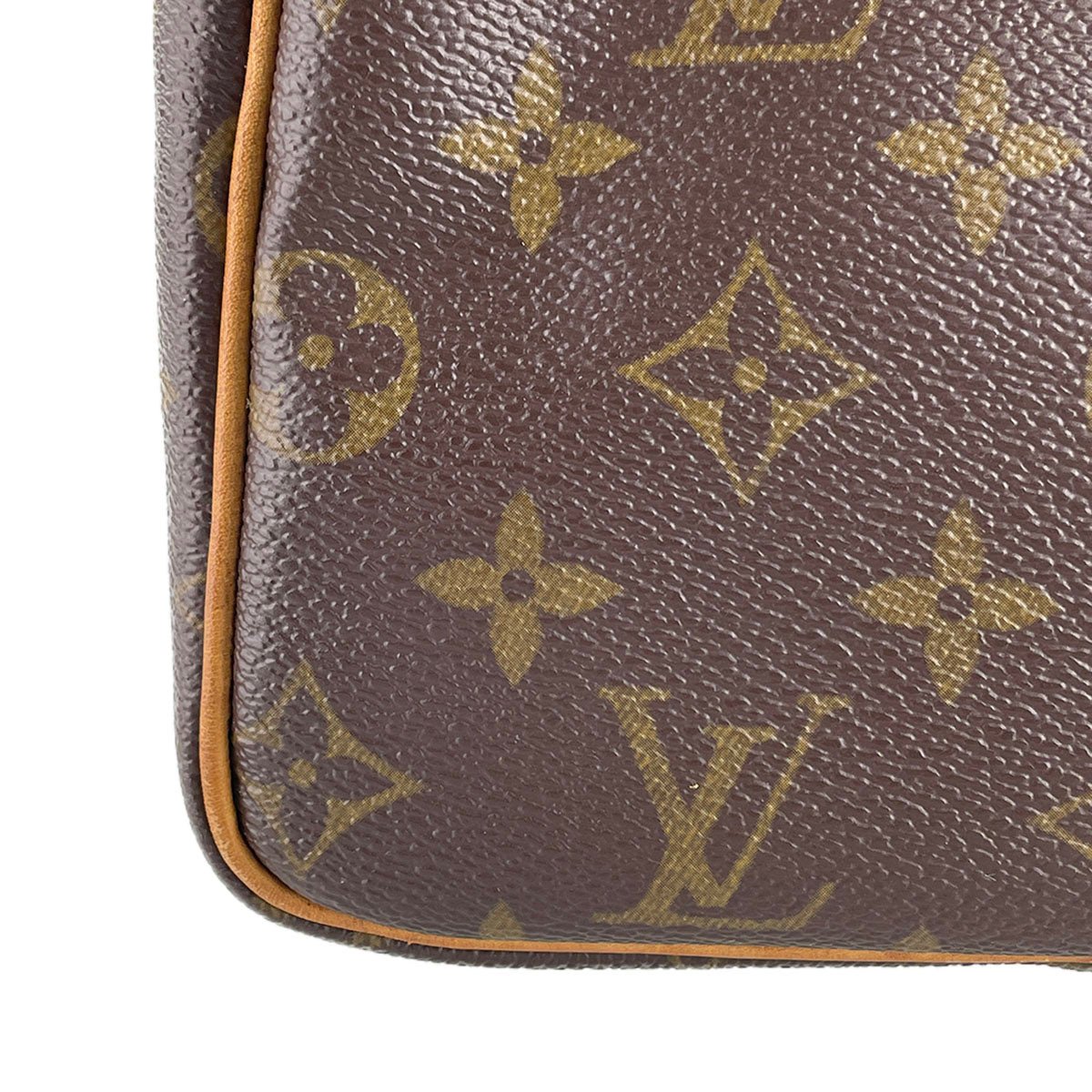 Louis Vuitton Monogram Speedy 30 Coated Canvas Fabric Brown Handbag 4866