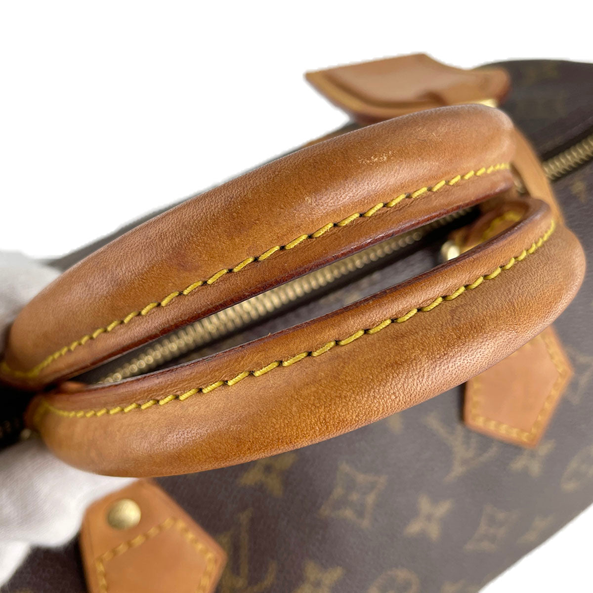 Louis Vuitton Monogram Speedy 30 Coated Canvas Fabric Brown Handbag 4866
