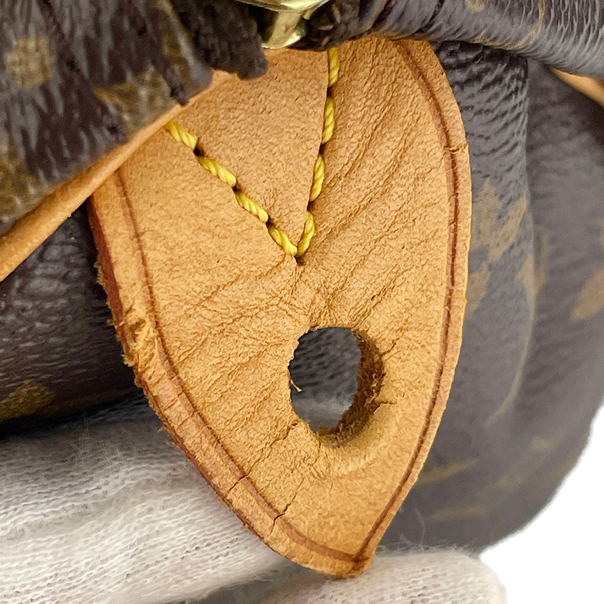 Louis Vuitton Monogram Speedy 25 Coated Canvas Fabric Brown Handbag 4907