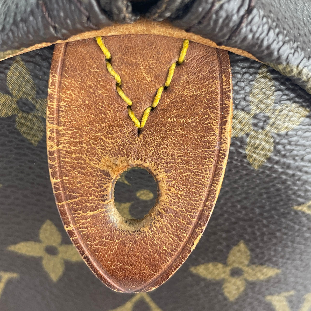 Louis Vuitton Monogram Speedy 30 Coated Canvas Fabric Brown Handbag 4914