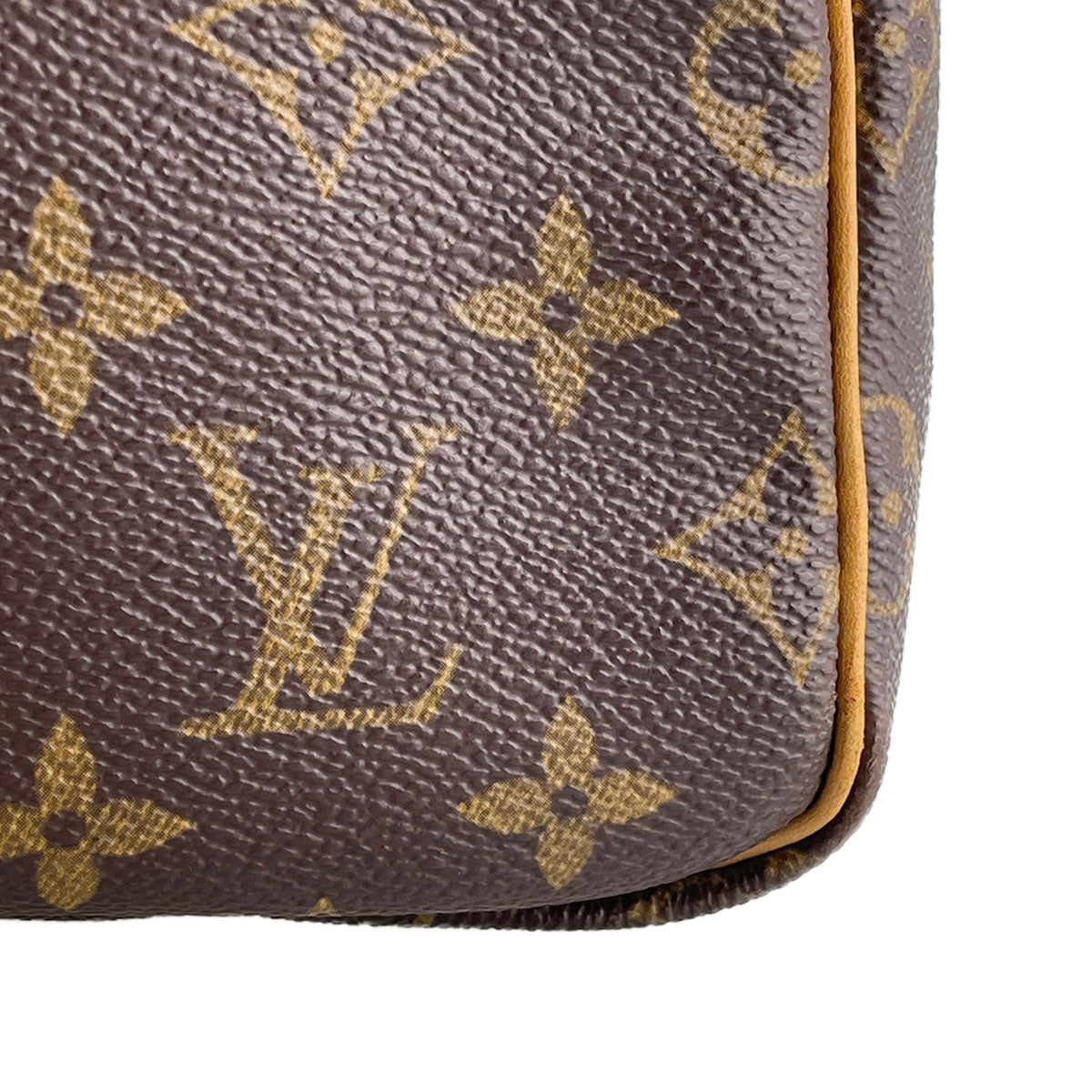 Louis Vuitton Monogram Keepall 55 Coated Canvas Fabric Brown Boston Bag 4857
