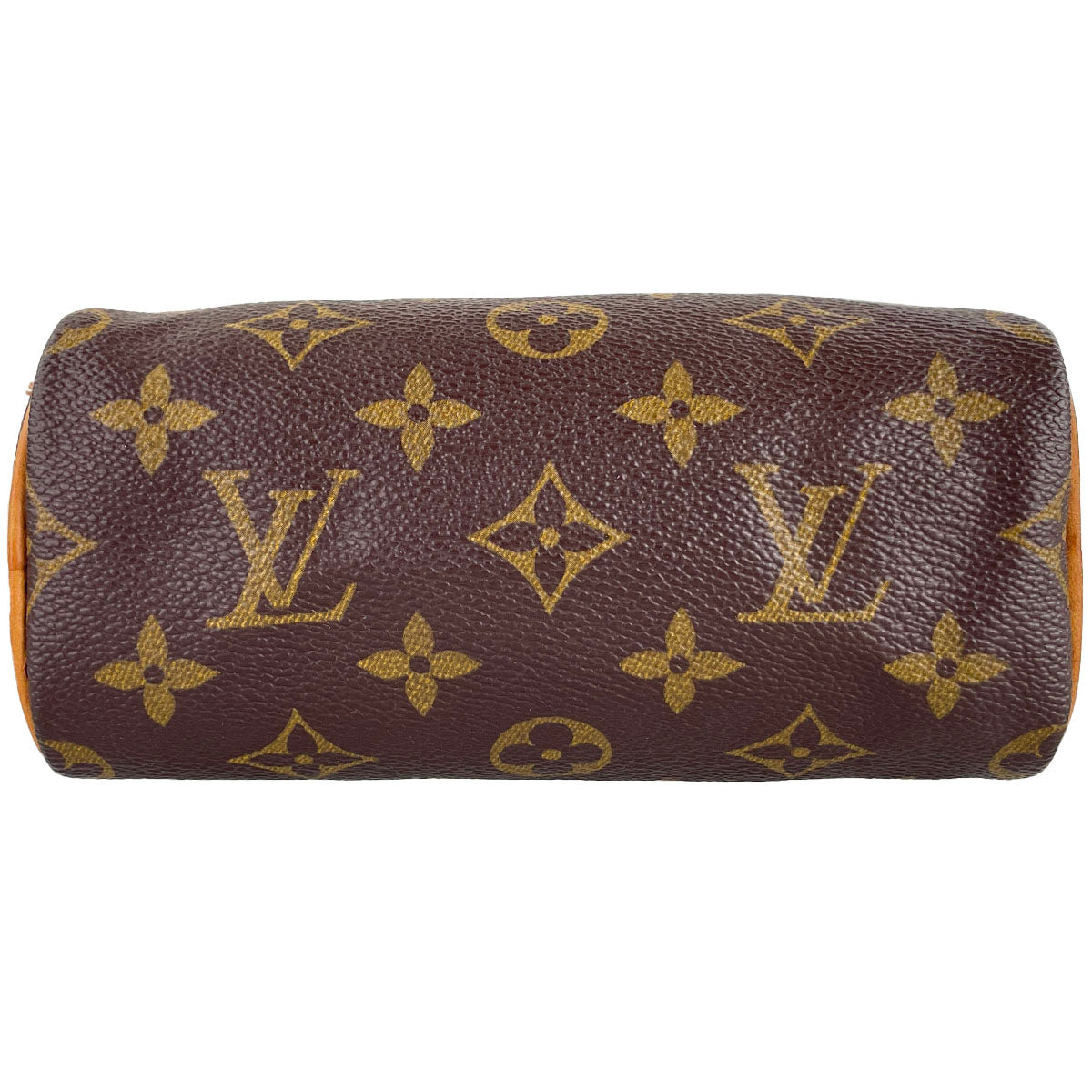 Louis Vuitton Monogram Mini speedy 2way Coated Canvas Fabric Brown Handbag 4870
