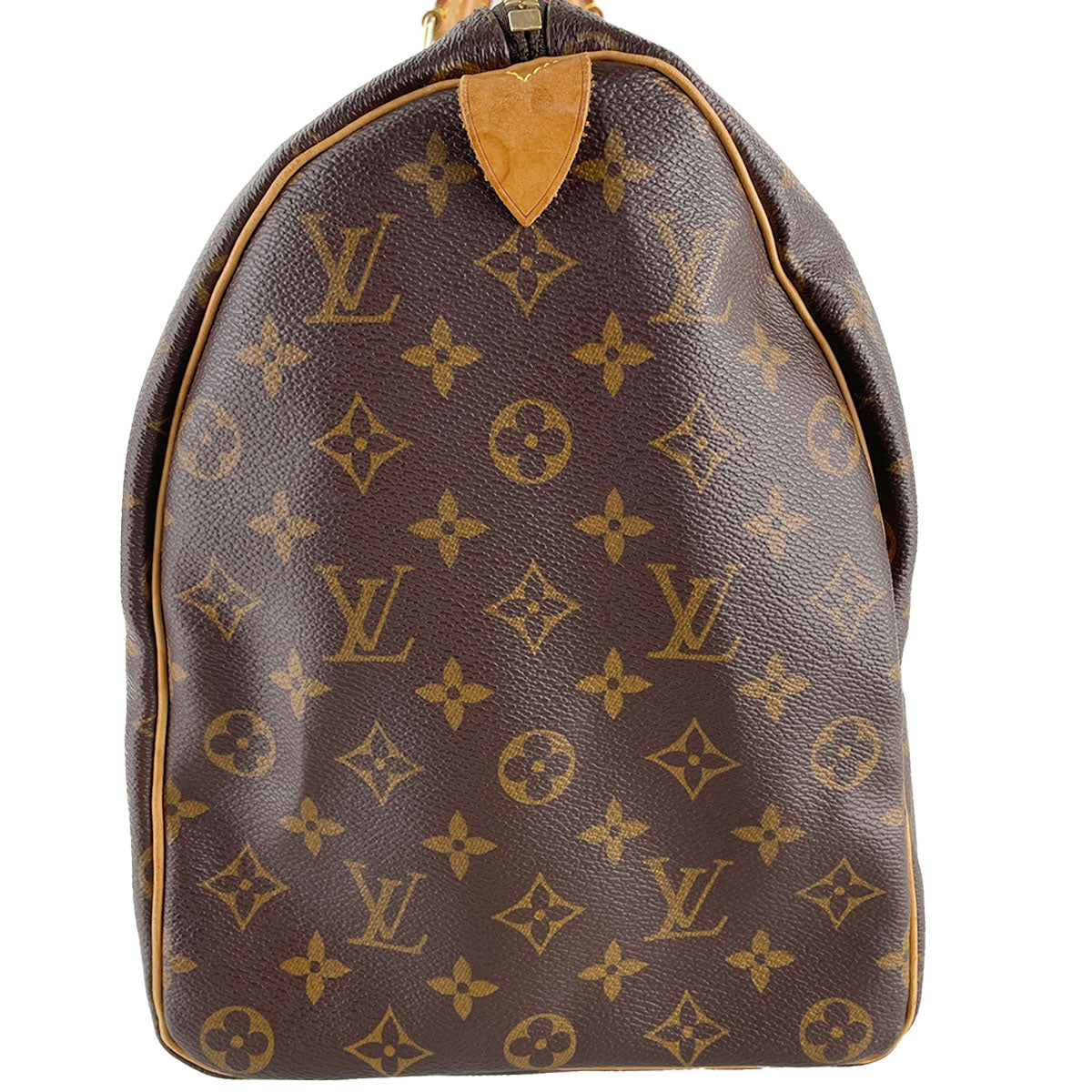 Louis Vuitton Monogram Keepall 45 Coated Canvas Fabric Brown Boston Bag 4879