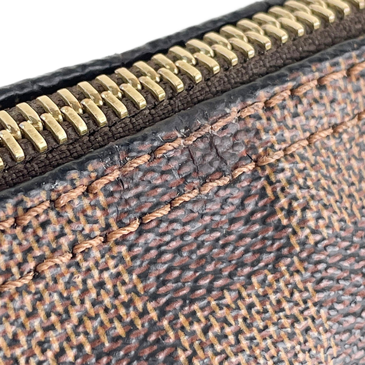 Louis Vuitton Damier Speedy 30 Coated Canvas Fabric Brown Handbag 4893