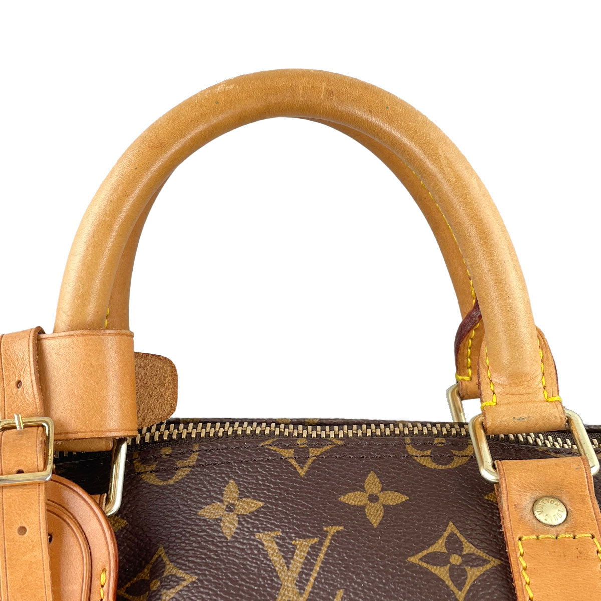 Louis Vuitton Monogram Keepall 55 Coated Canvas Fabric Brown Boston Bag 4888