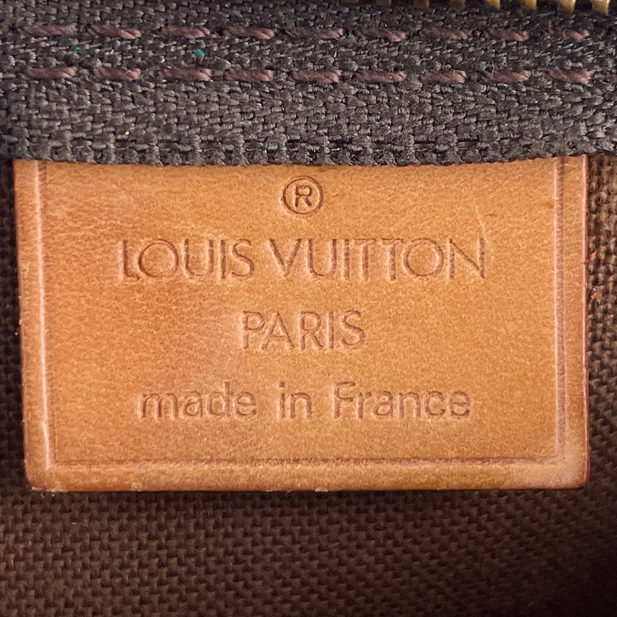 Louis Vuitton Monogram Mini speedy 2way Coated Canvas Fabric Brown Handbag 4870