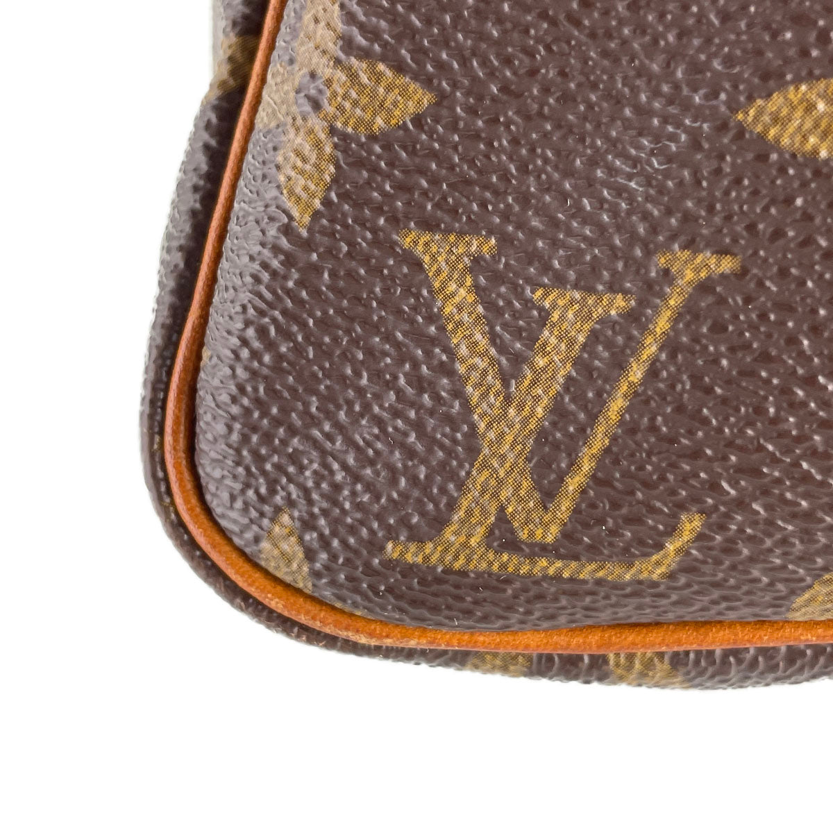 Louis Vuitton Monogram Speedy 25 Coated Canvas Fabric Brown Handbag 4827