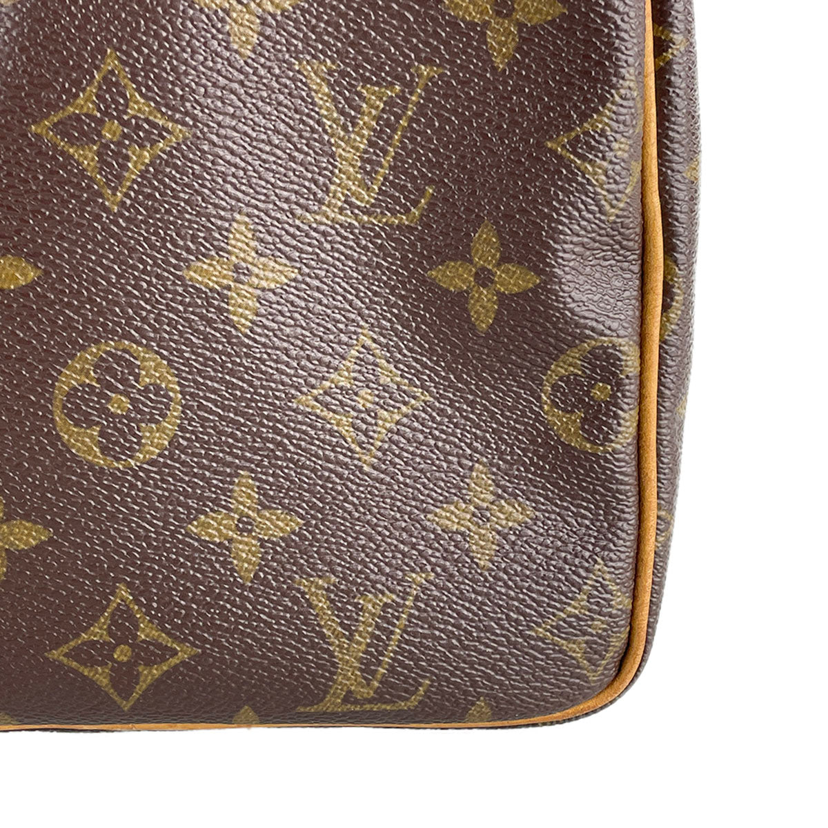 Louis Vuitton Monogram Speedy 30 Coated Canvas Fabric Brown Handbag 4866