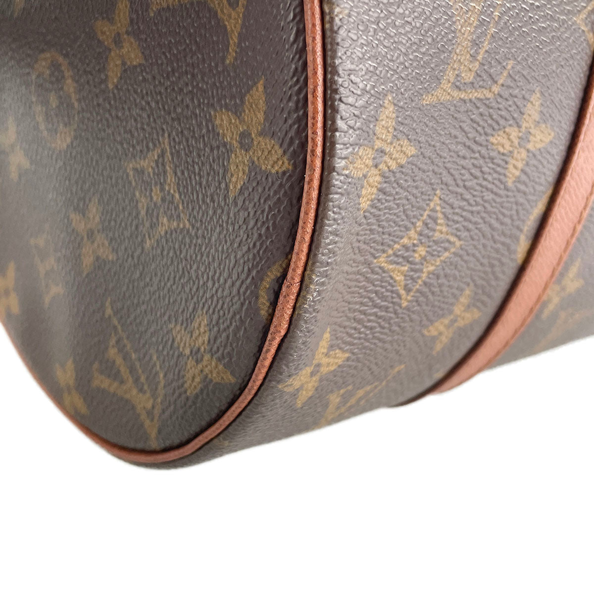 Louis Vuitton Monogram Papillon 30 Coated Canvas Leather Brown Handbag 4906