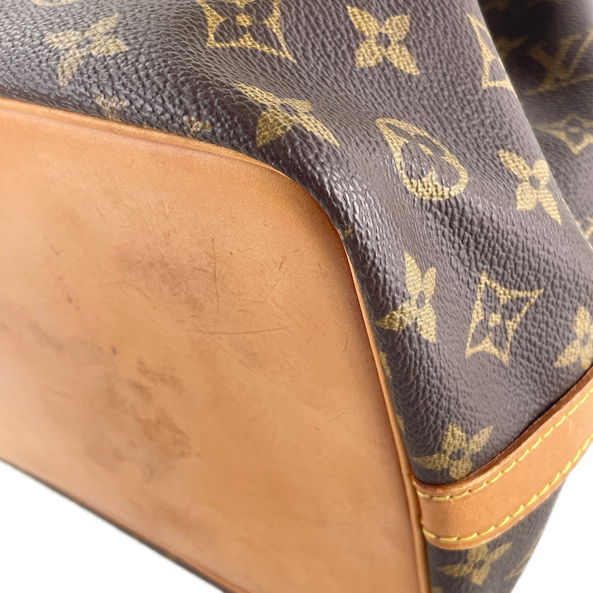 Louis Vuitton Monogram Petit Noe Coated Canvas Fabric Brown Shoulder bag 4846
