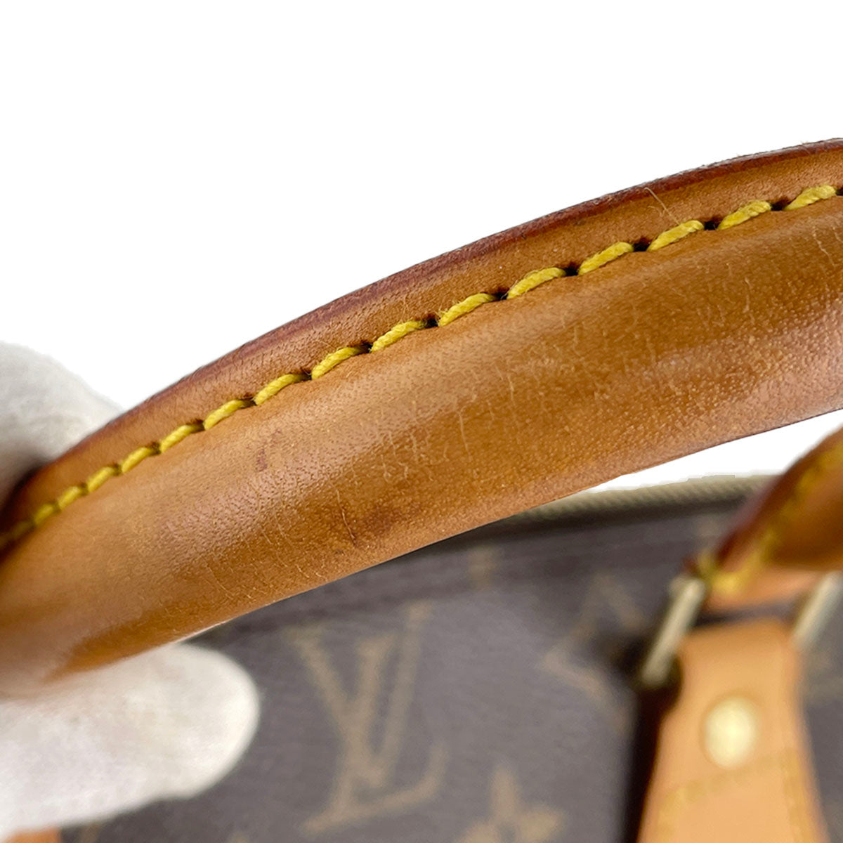 Louis Vuitton Monogram Alma Coated Canvas Fabric Brown Handbag 4881