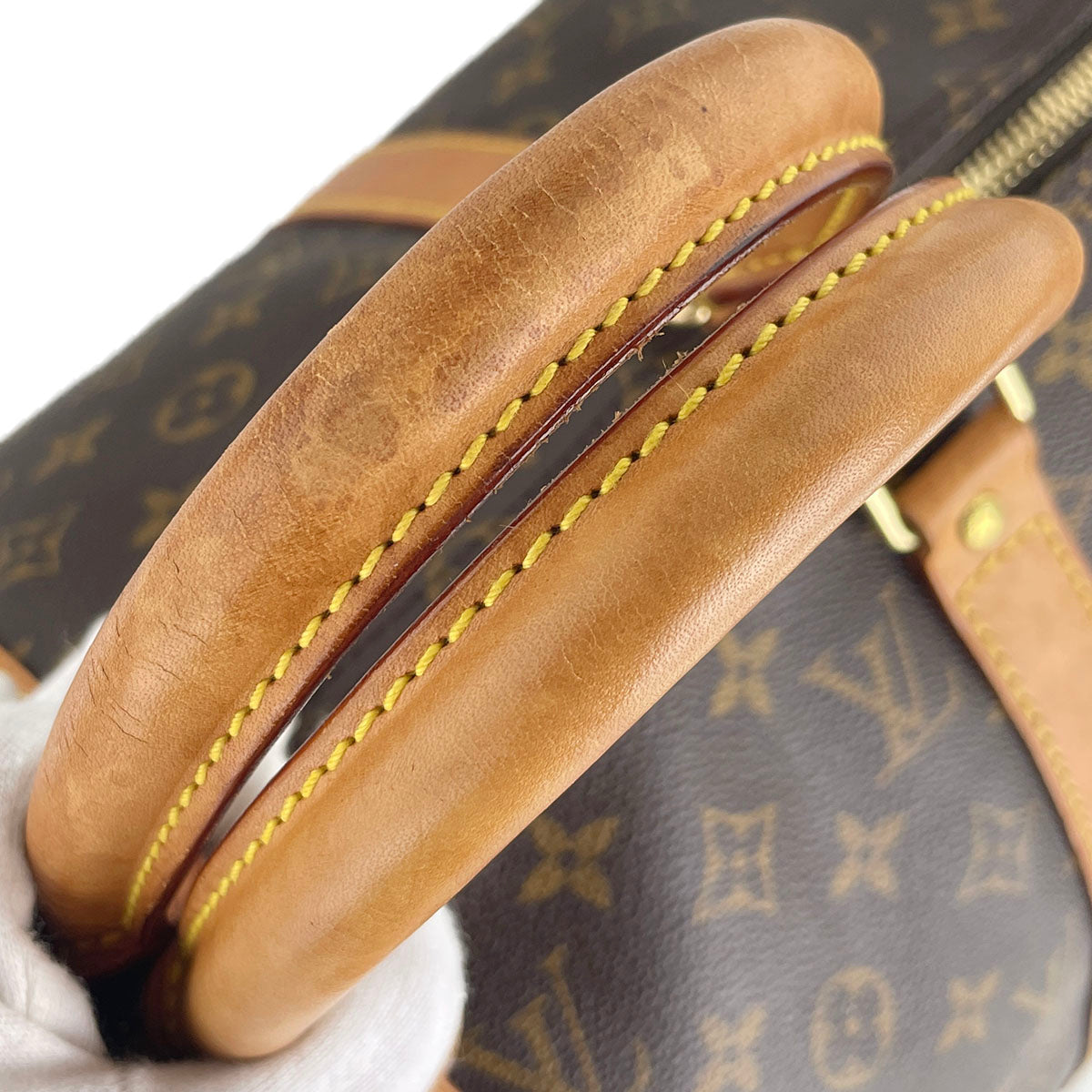 Louis Vuitton Monogram Keepall Bandouliere 50 Coated Canvas  Boston Bag 4840