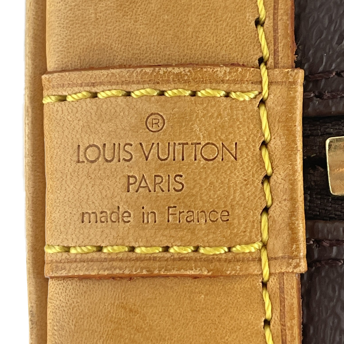 Louis Vuitton Monogram Alma Coated Canvas Fabric Brown Handbag 4829