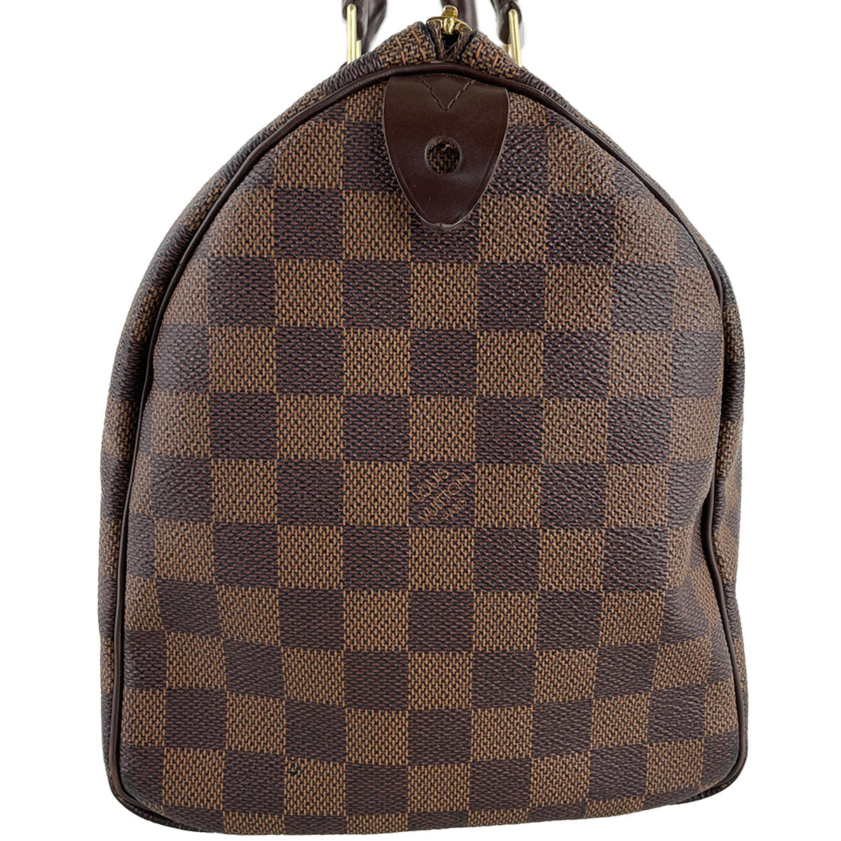 Louis Vuitton Damier Speedy 30 Coated Canvas Fabric Brown Handbag 4893