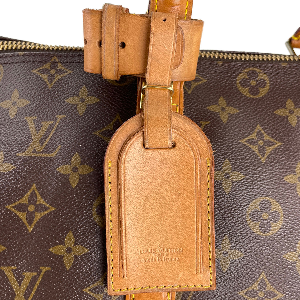 Louis Vuitton Monogram Keepall Bandouliere 45 Coated Canvas Boston Bag 4904