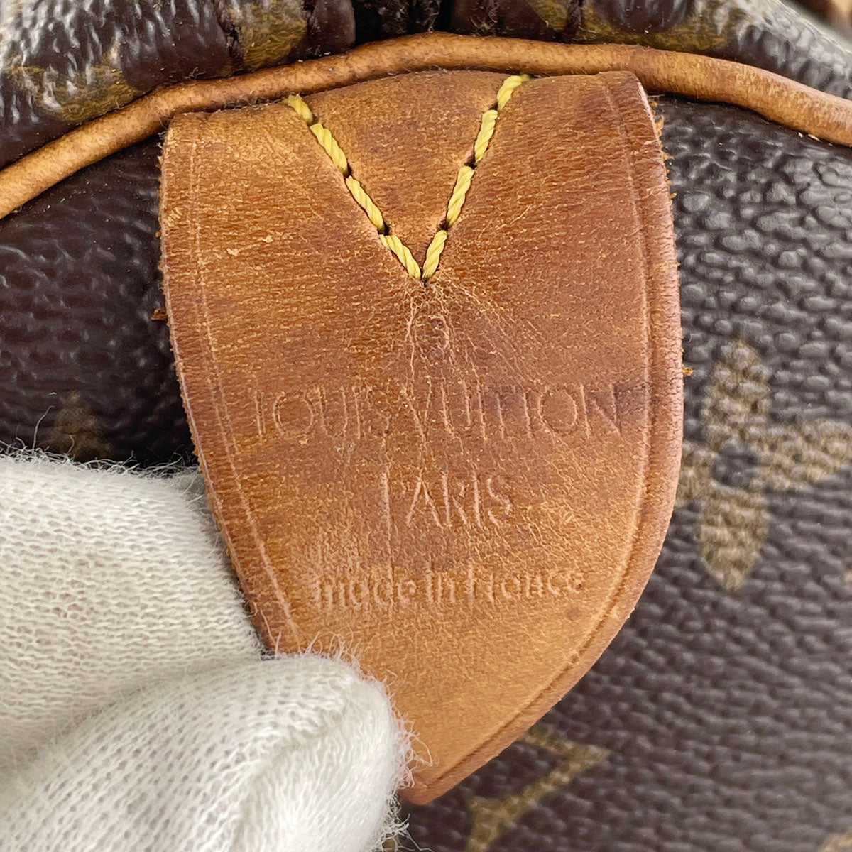 Louis Vuitton Monogram Speedy 25 Coated Canvas Fabric Brown Handbag 4937