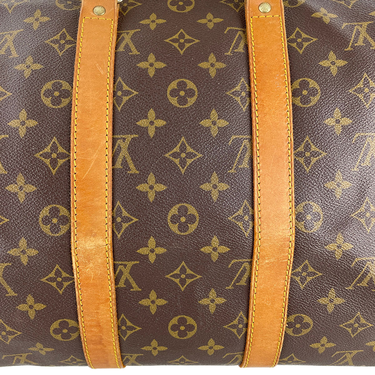 Louis Vuitton Monogram Keepall Bandouliere 45 Coated Canvas Boston Bag 4872
