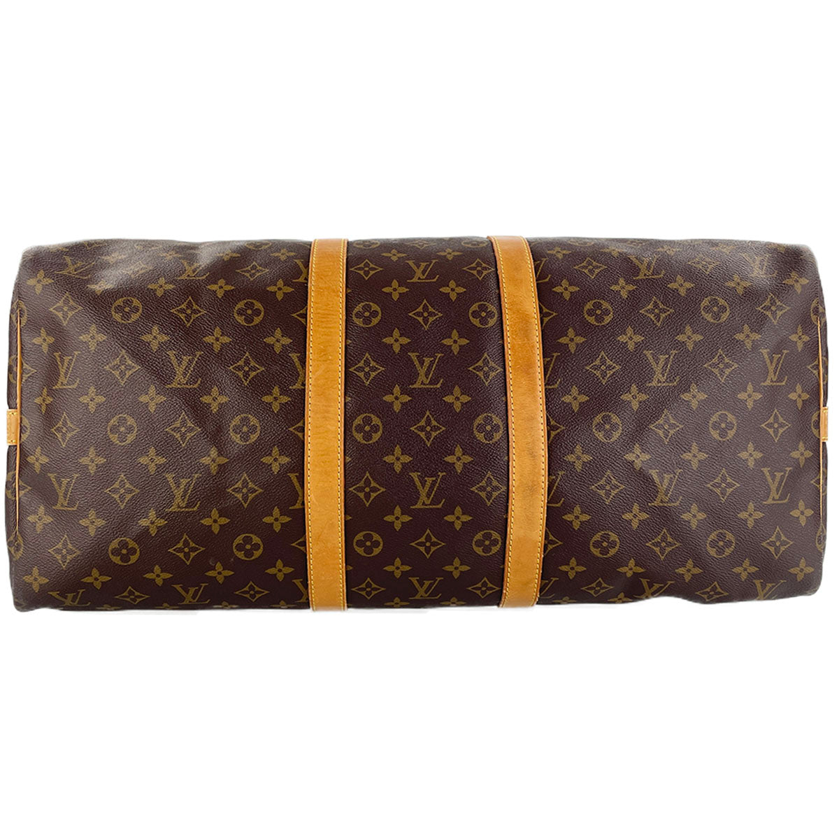 Louis Vuitton Monogram Keepall Bandouliere 55 Coated Canvas Boston Bag 4890
