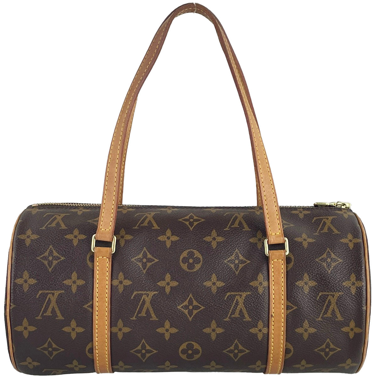 Louis Vuitton Monogram Papillon 30 Coated Canvas Brown Handbag 4841