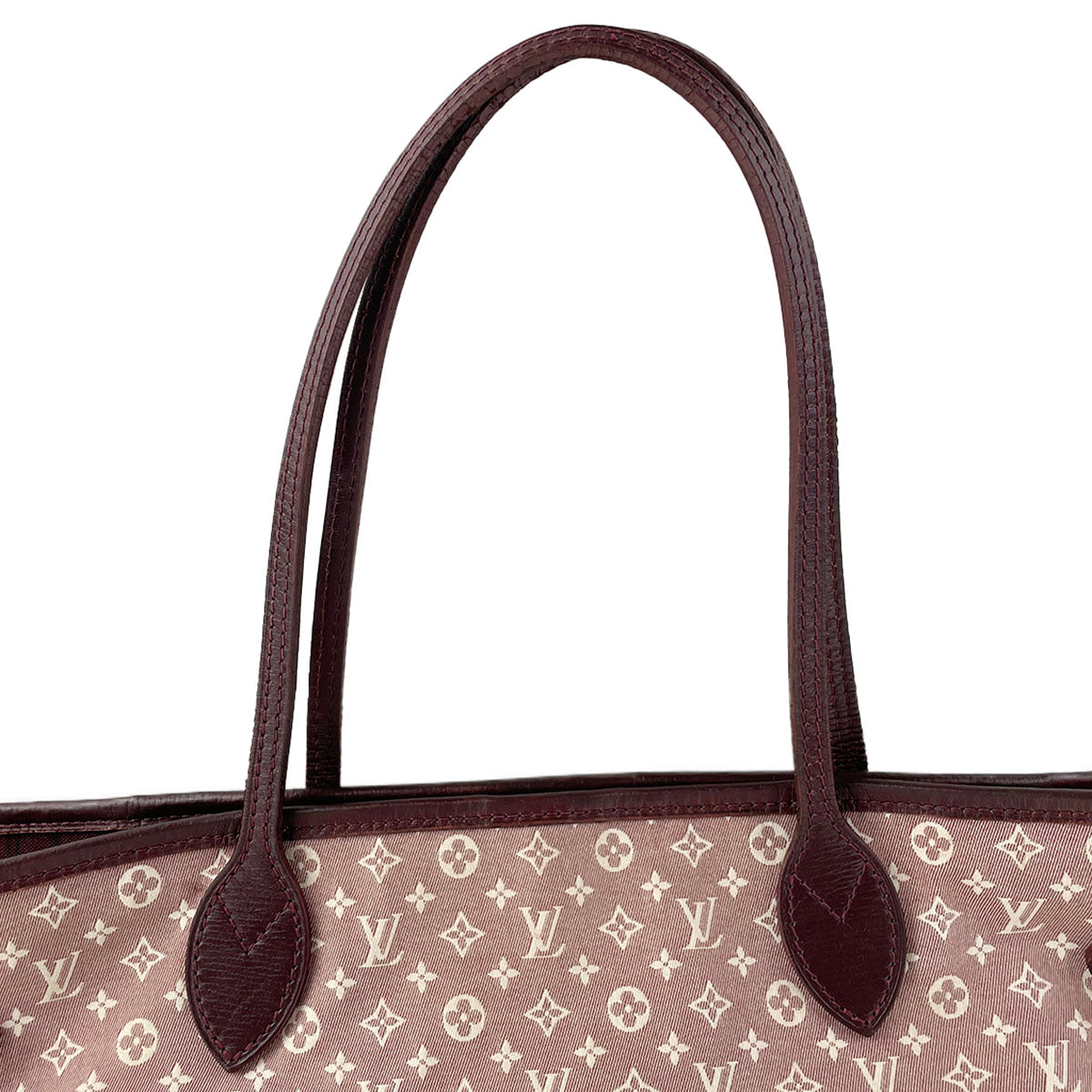 Louis Vuitton Monogram Idylle Neverfull MM Cotton Fabric Brown Tote bag 4895