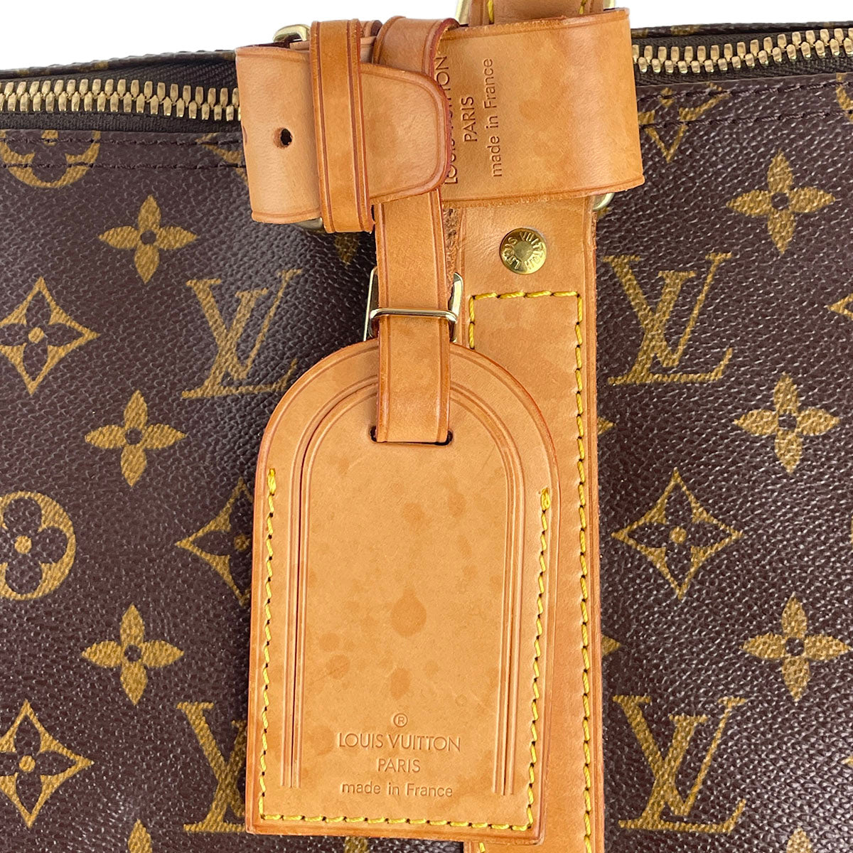 Louis Vuitton Monogram Keepall Bandouliere 50 Coated Canvas  Boston Bag 4840