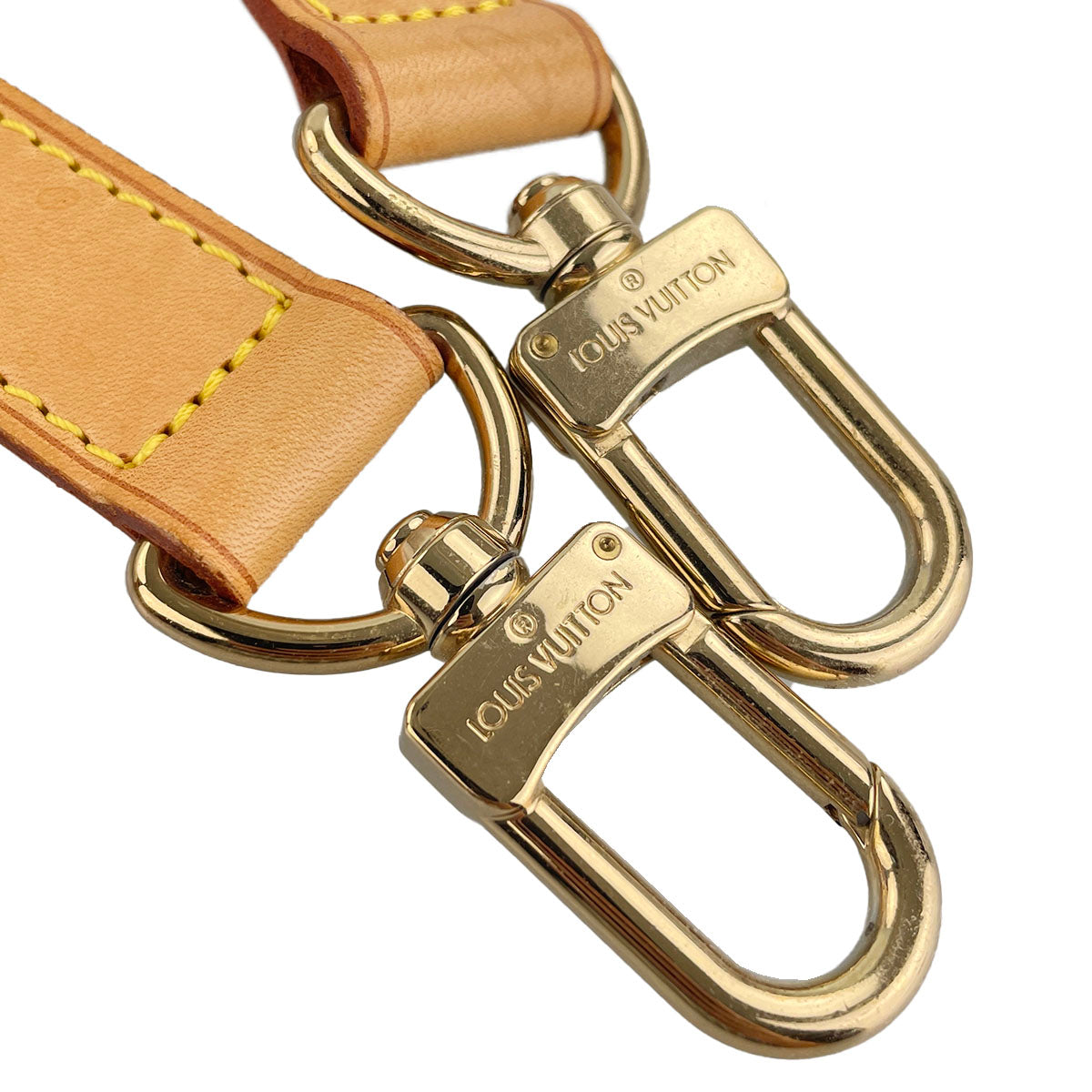 Louis Vuitton Leather Beige Keepall Bandouliere Shoulder Strap 4894